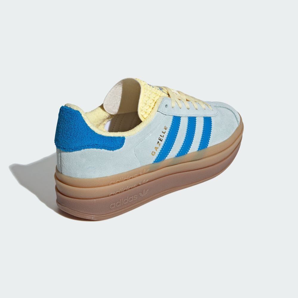 Adidas Originals WMNS Gazelle Bold "Almost Blue/Bright Blue/Almost Yellow" - Hình ảnh 4