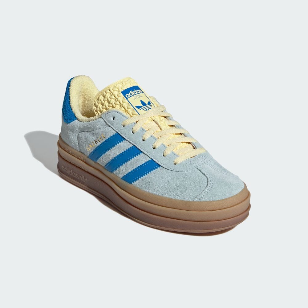 Adidas Originals WMNS Gazelle Bold "Almost Blue/Bright Blue/Almost Yellow" - Hình ảnh 3