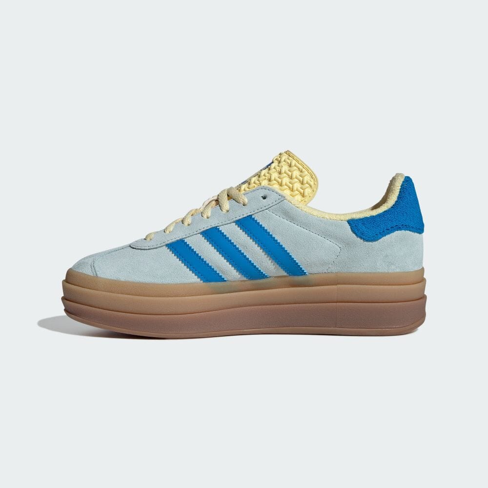 Adidas Originals WMNS Gazelle Bold "Almost Blue/Bright Blue/Almost Yellow"