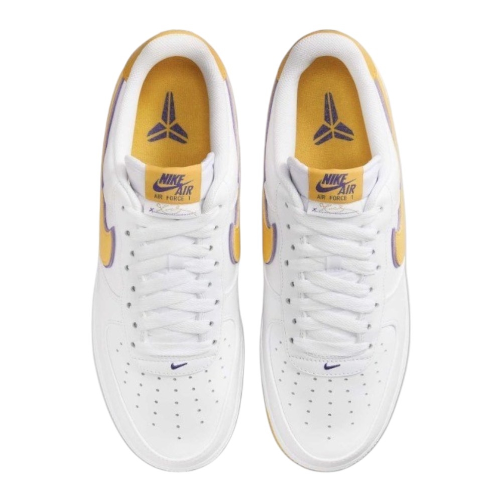 Kobe Bryant × Nike Air Force 1 Low Retro QS "Varsity Maize and Varsity Purple" FZ1151-100 - Hình ảnh 3