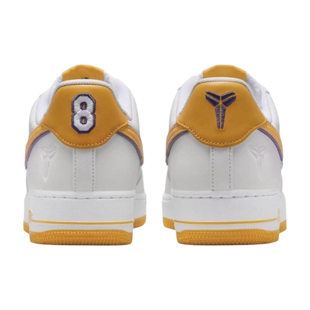 Kobe Bryant × Nike Air Force 1 Low Retro QS "Varsity Maize and Varsity Purple" FZ1151-100 - Hình ảnh 4