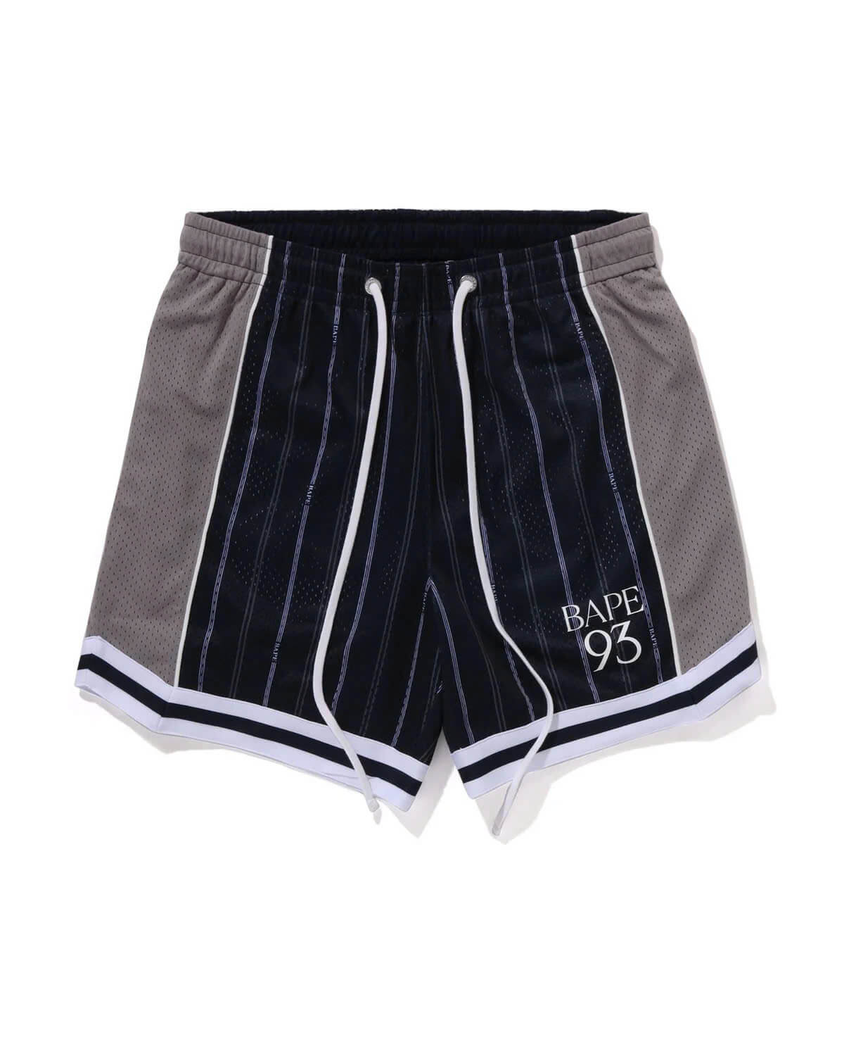 A BATHING APE Men Shorts Multilogo Reversible Relaxed Fit Sweat Shorts Navy