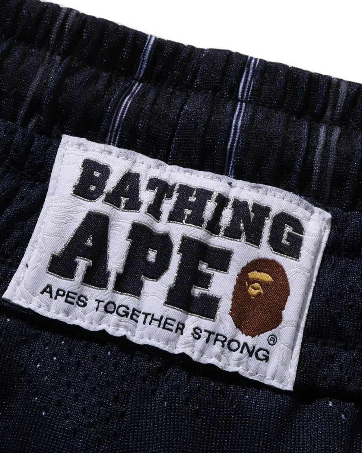 A BATHING APE Men Shorts Multilogo Reversible Relaxed Fit Sweat Shorts Navy - Hình ảnh 6